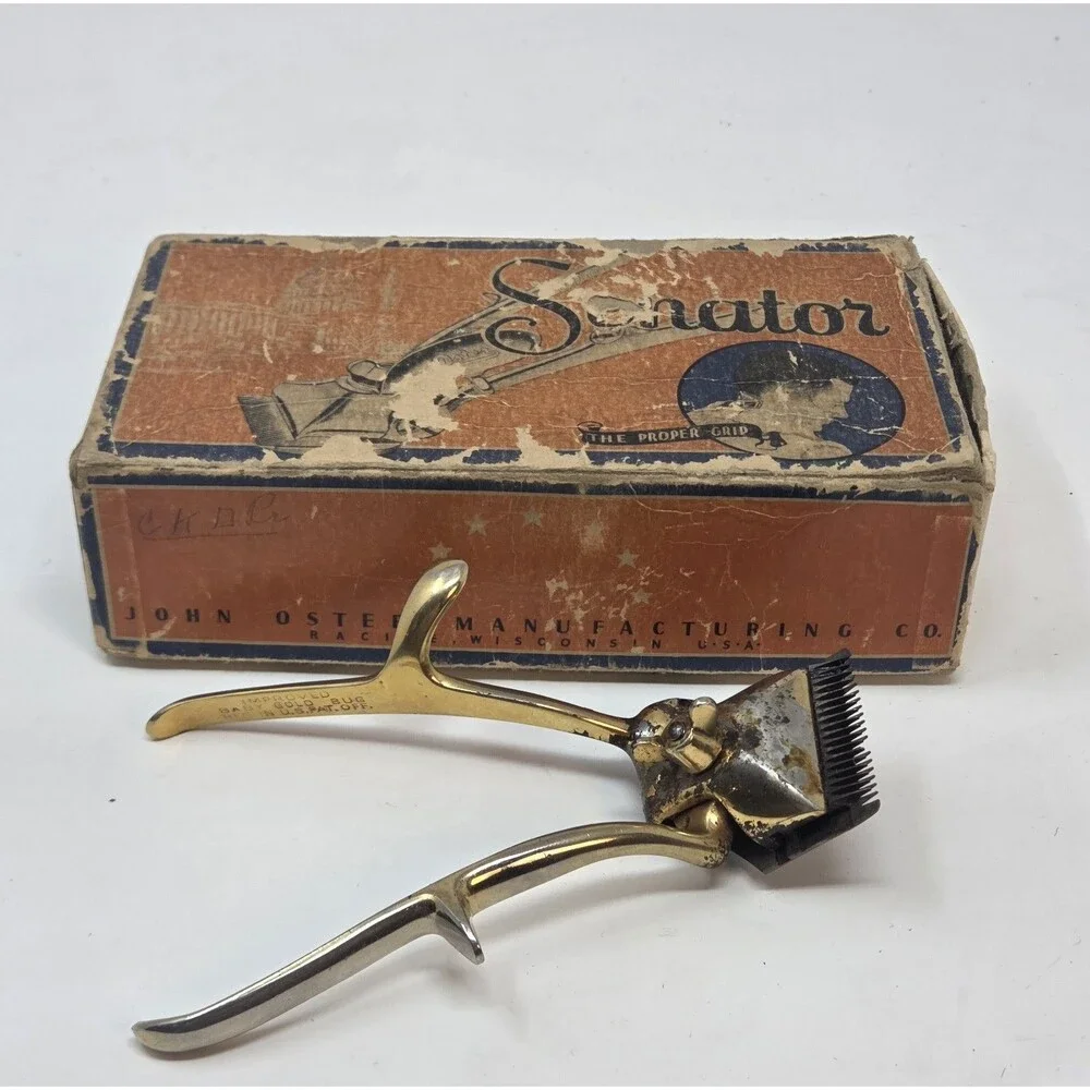 Vintage (GERMANY)  Hand  Held  Manual  Hair Beard Clipper Trimmer Barber Shaver.
